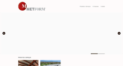 Desktop Screenshot of metform.com.br